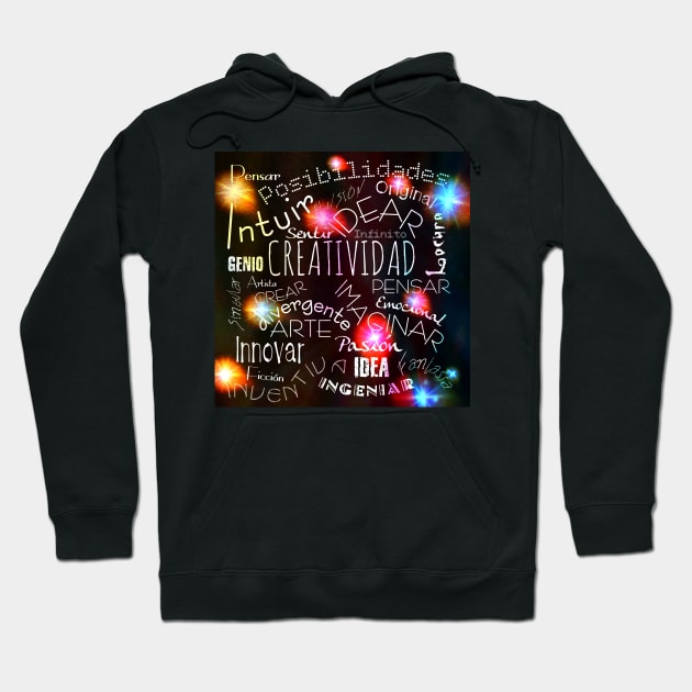 CREATIVITY Hoodie by Begoll Art